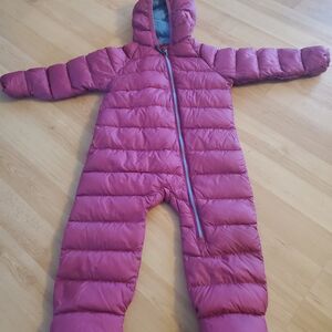 L.L. Bean Infants Ultralight 650 Down Bunting Snowsuit 12-18 Months